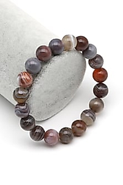 Botswana Akik Doğal Taş Bileklik 10 mm