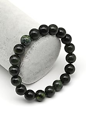 Kanada Yeşim Doğal Taş Bileklik 10 mm Küre