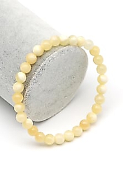 Kalsit Doğal Taş Bileklik 6 mm Küre