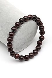 Garnet Doğal Taş Bileklik 8 mm Küre