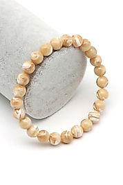 Sedef Doğaltaş Bileklik 8 mm Küre