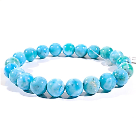 6A Kalite Larimar Doğal Taş Bileklik 7-8 mm