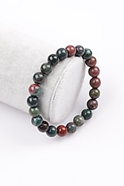 Kan Taşı Doğal Taş Bileklik 8 mm Küre