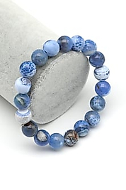 Akik Doğal Taş Bileklik  10 mm Küre