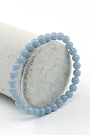 Anjelit Doğaltaş Bileklik 6 mm Küre