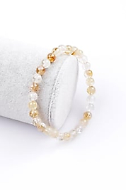 Sitrin Doğaltaş Bileklik 6 mm Küre