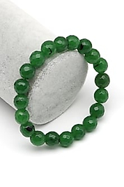 Tayvan Yeşim Doğaltaş Bileklik 10 mm Küre