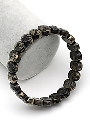 Pirit Doğaltaş Bileklik 9 x 14 mm Özel Kesim