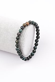 Kan Taşı Doğal Taş Bileklik 6 mm Küre