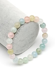 Akuamarin-Heliodor-Morganit Doğaltaş Bileklik