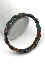 Akik Doğal Taş Bileklik  10 x 14 Roleks Bileklik