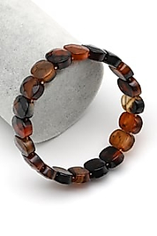 Akik Doğal Taş Bileklik  10 x 14 Roleks Bileklik