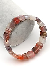 Akik Doğal Taş Bileklik  10 x 14 Roleks Bileklik