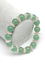 Aventurin - Pembe Kuvars Doğal Taş 10 mmTasarım Bileklik