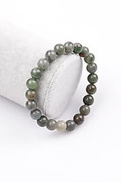 Afrika Yeşim Doğal Taş Bileklik 8 mm Küre