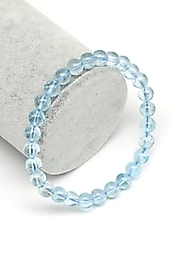 Topaz Doğaltaş Bileklik 7 mm Küre